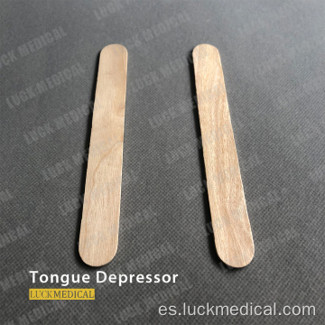 Depresor de lengua de madera desechable